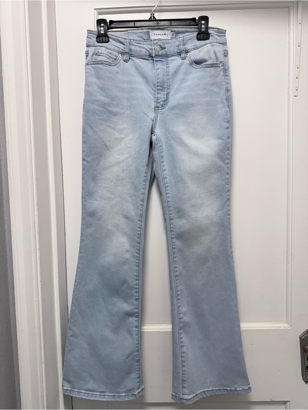 Tahari Light Blue Straight-Leg Women's Jeans